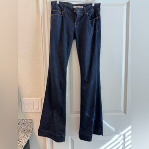 J Brand Dark Blue Flare Jeans